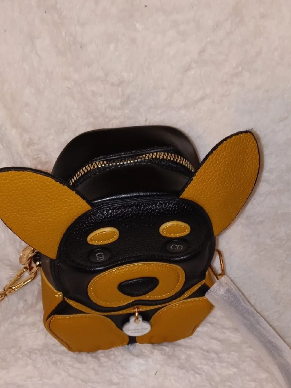 Christian Dior Black  Dog Crossbody Bag - Picture 8 of 12